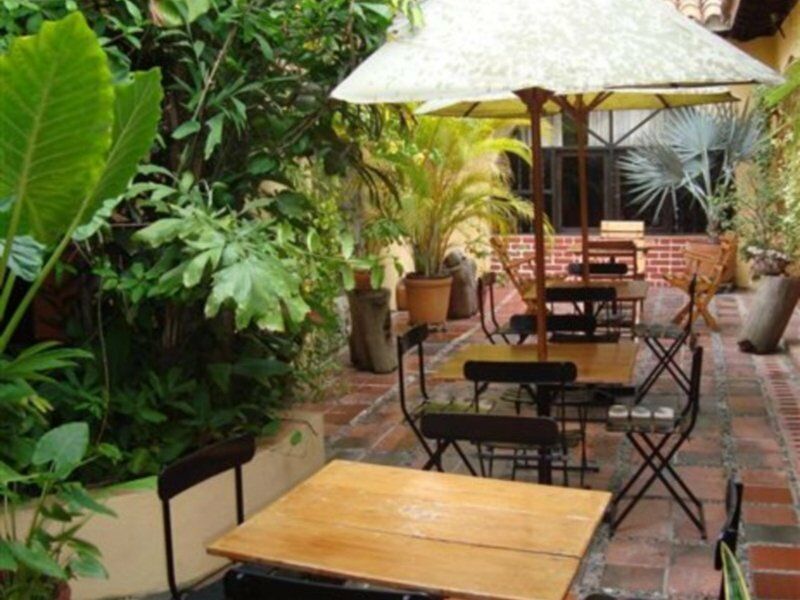 Hotel Puertas De Cartagena Restoran fotoğraf